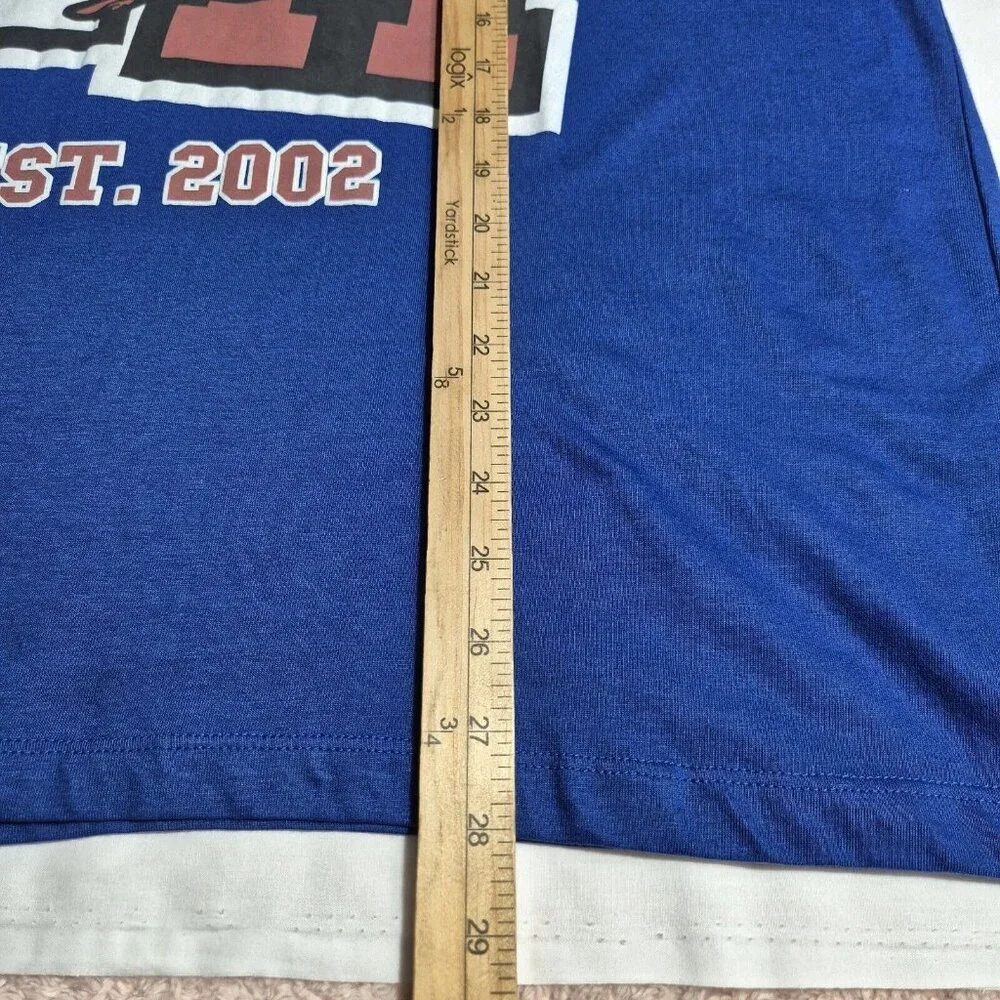 True Religion T-Shirt Mens 2XL Blue 100% Cotton Short Sleeve (44)
